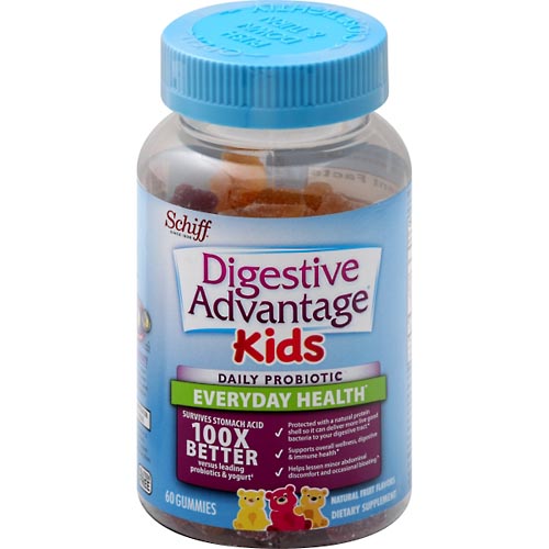 Image for Schiff Digestive Advantage, Gummies, Natural Fruit Flavors,60ea from TED PHARMACY