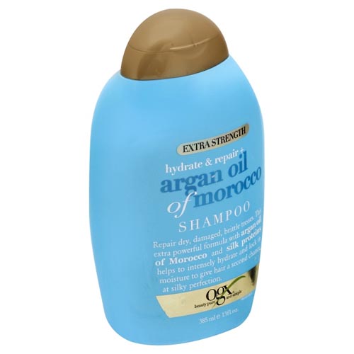 Image for OGX Shampoo, Extra Strength, Hydrate & Repair + Argan Oil of Morocco,385ml from TED PHARMACY