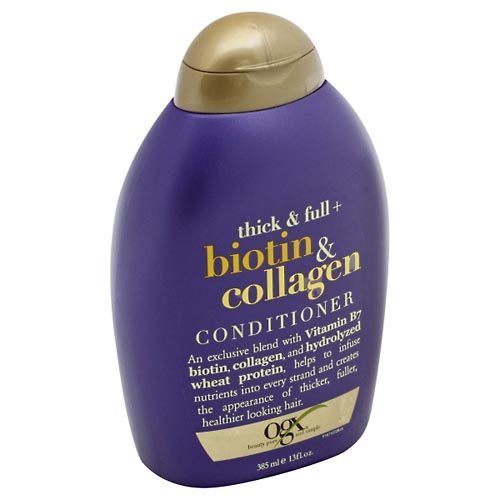Image for OGX Conditioner, Thick & Full + Biotin & Collagen,385ml from TED PHARMACY