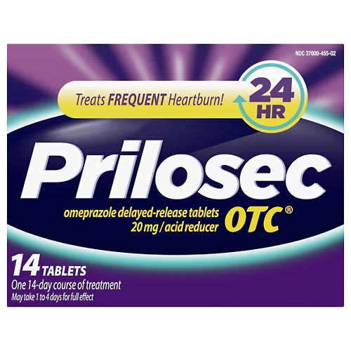Image for Prilosec Otc Acid Reducer, OTC, 14-Day Course, 20 mg, Tablets,14ea from TED PHARMACY