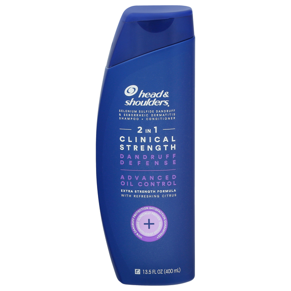 Image for Head & Shoulders Shampoo + Conditioner, 2 in 1, Clinical Strength,13.5fl oz from TED PHARMACY