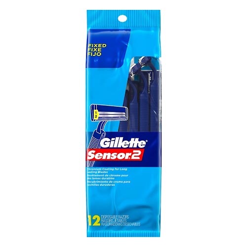Image for Gillette Disposable Razors, Fixed,12ea from TED PHARMACY