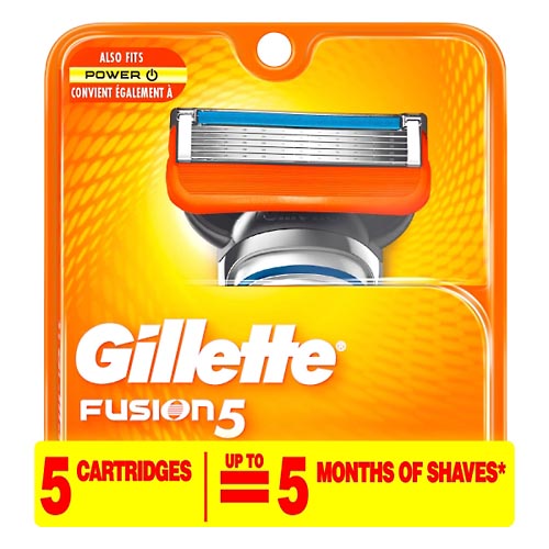 Image for Gillette Cartridges,5ea from TED PHARMACY
