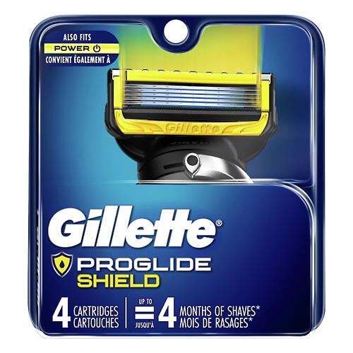 Image for Gillette Cartridges, ProGlide Shield,4ea from TED PHARMACY