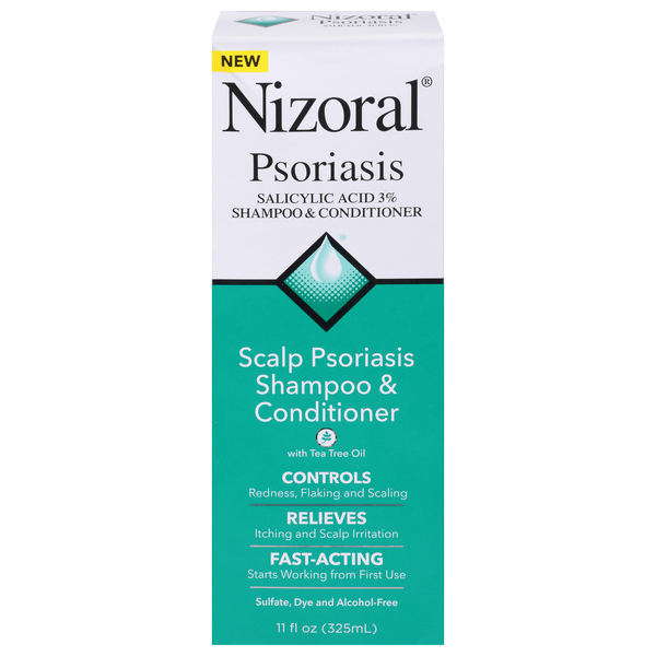 Image for Nizoral Shampoo & Conditioner, Scalp Psoriasis,11fl oz from TED PHARMACY