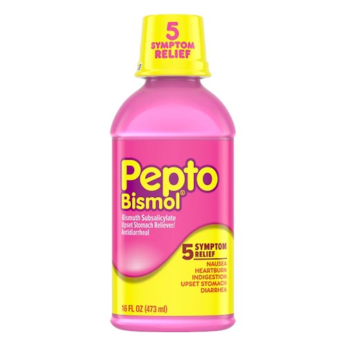 Image for Pepto Bismol Upset Stomach Reliever/Antidiarrheal,16oz from TED PHARMACY