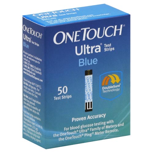 Image for One Touch Test Strips, Blue,50ea from TED PHARMACY