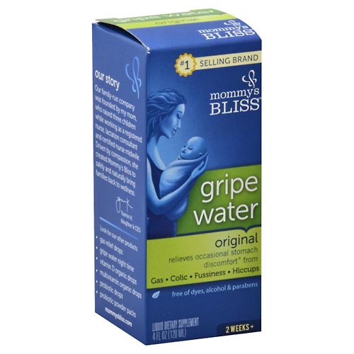 Image for Mommys Bliss Gripe Water, Newborns +,4oz from TED PHARMACY