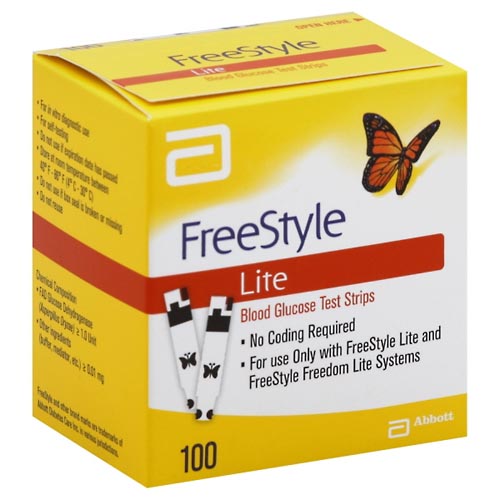 Image for FreeStyle Test Strips, Blood Glucose,100ea from TED PHARMACY