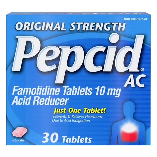 Image for Pepcid Acid Reducer, Original Strength, Tablets,30ea from TED PHARMACY