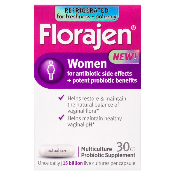 Image for Florajen Multiculture Probiotic Supplement, Women, Capsules,30ea from TED PHARMACY