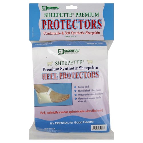 Image for Essential Heel Protectors, Sheepette Premium, One Size Fits All,1pr from TED PHARMACY