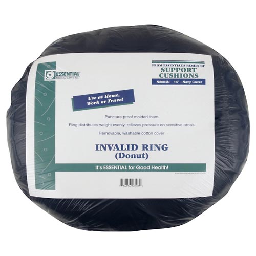 Image for Essential Invalid Ring/Donut, Navy Cover,1ea from TED PHARMACY