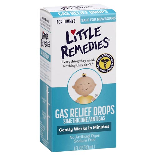 Image for Little Remedies Gas Relief Drops, Natural Berry Flavor,1oz from TED PHARMACY