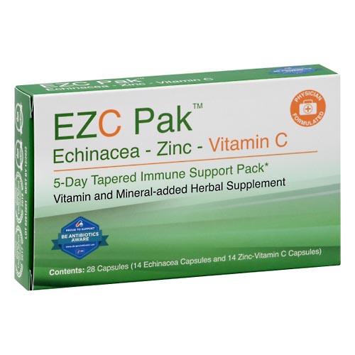 Image for Ezc Pak Immune Support Pack, 5-Day Tapered, Capsules,28ea from TED PHARMACY