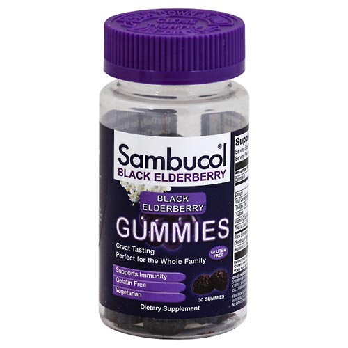 Image for Sambucol Black Elderberry, Gummies,30ea from TED PHARMACY