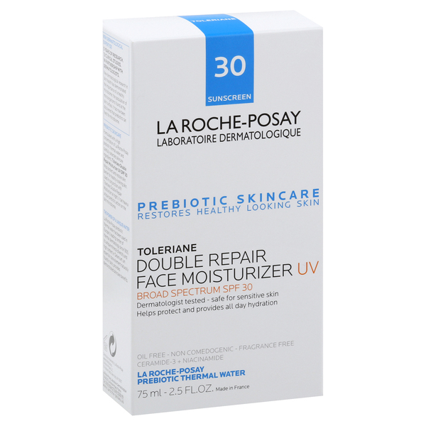 Image for La Roche Posay Face Moisturizer UV, Double Repair, Broad Spectrum SPF 30,2.5oz from TED PHARMACY